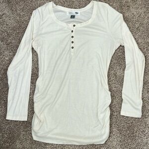 Ribbed maternity top